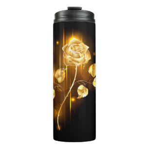 Golden rose ( gold rose ) thermal tumbler