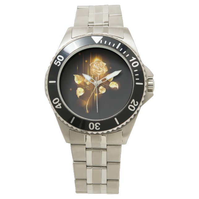 Golden rose ( gold rose ) watch (Front)