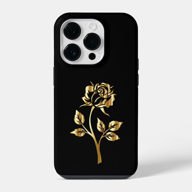 Golden Rose iPhone Case (Back)