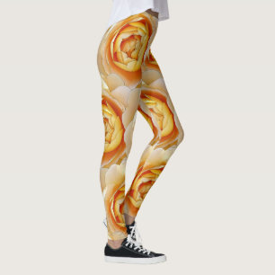 Golden rose leggings