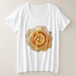 Golden rose plus size T-Shirt