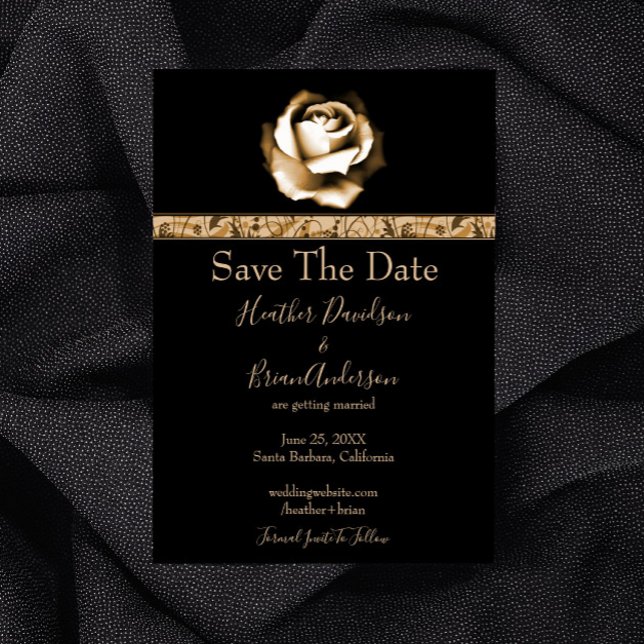 Golden Rose Save The Date (Golden Rose Save the Date)