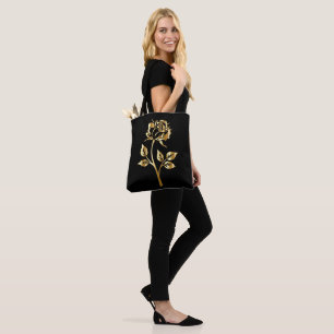 Golden Rose Tote Bag