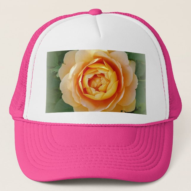 Golden rose trucker hat (Front)