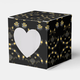 Golden Roses Favour Box