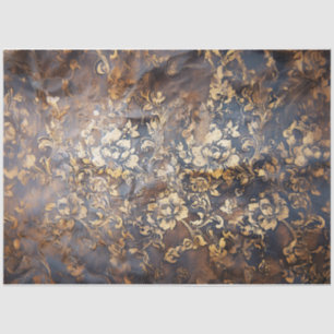 Golden Roses Tissue Paper