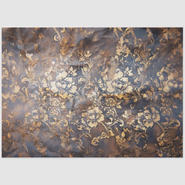 Golden Roses Tissue Paper (Front)
