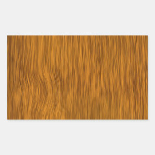 Golden Rough Wood Texture Background Rectangular Sticker