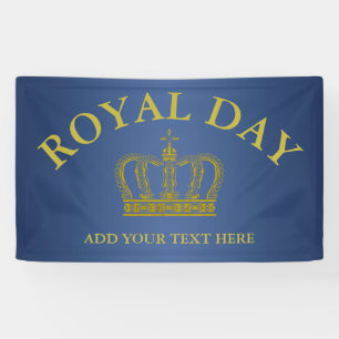 Golden Royal Crown I + your backgr. & ideas Banner
