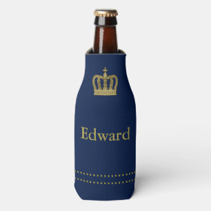 Golden Royal Crown II + your backgr. & ideas Bottle Cooler