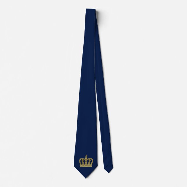 Golden Royal Crown II + your backgr. & ideas Tie (Front)