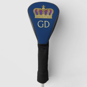 Golden Royal Crown IV + your backgr. & ideas Golf Head Cover