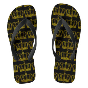 Golden Royal Crown + your backgr. & ideas Jandals