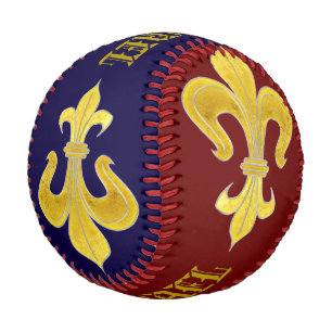 Golden Royal Lily gold silver + your backg. & idea Baseball