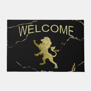 Golden Royal Lion Welcome Doormat