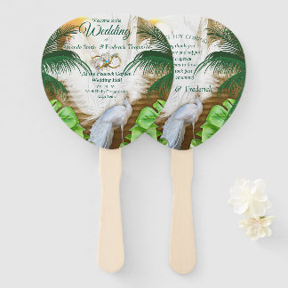 Golden Royal Peacock Temple Dreams Hand Fan