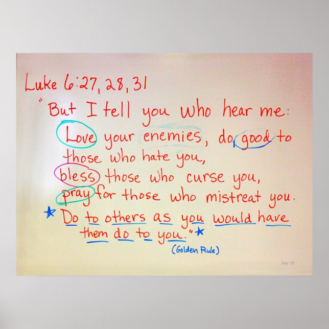 Golden Rule Poster (Front)