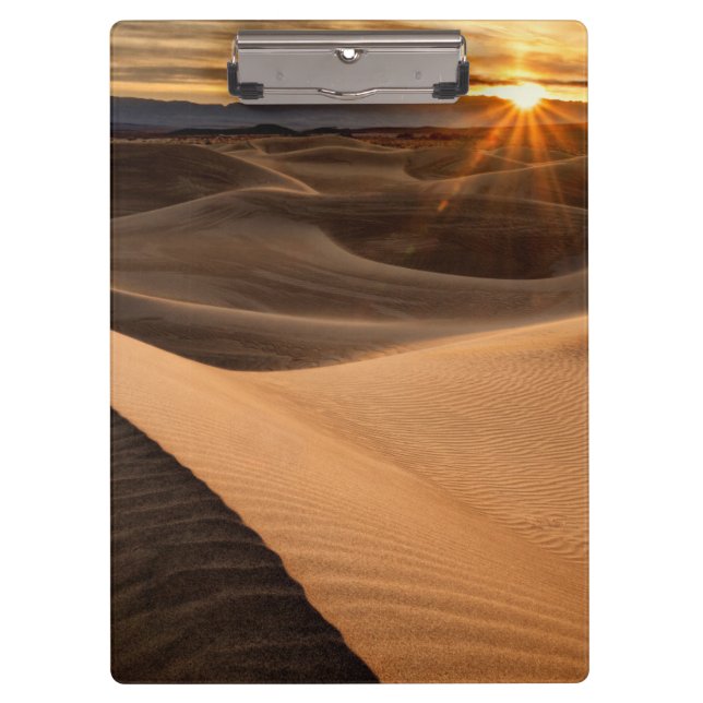 Golden Sand dunes, Death Valley, CA Clipboard (Front)