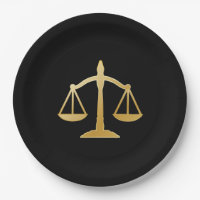 Golden Scales of Justice Law Theme Design