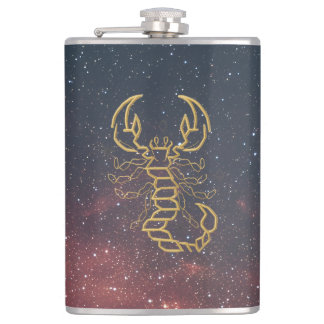 Golden Scorpio Flask