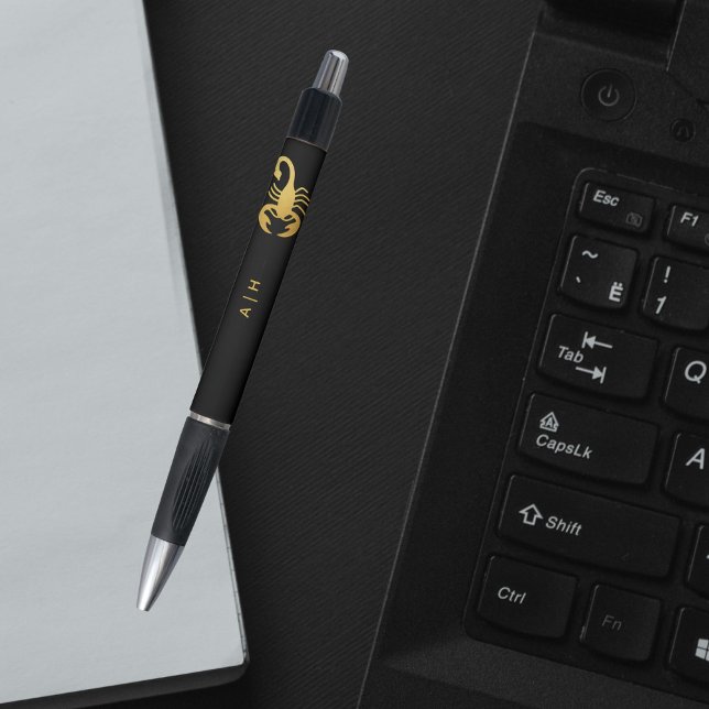  Golden  -  Scorpio   Zodiac  -monogrammed  black (Creator Uploaded)