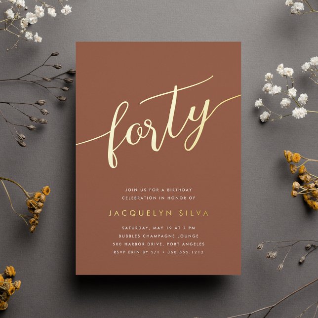 Golden Script 40th Birthday Party (Creator Uploaded)