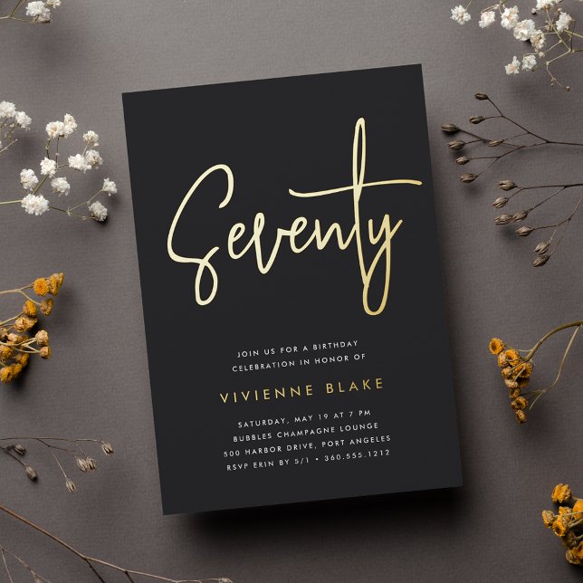 Golden Script 70th Birthday Party (Creator Uploaded)