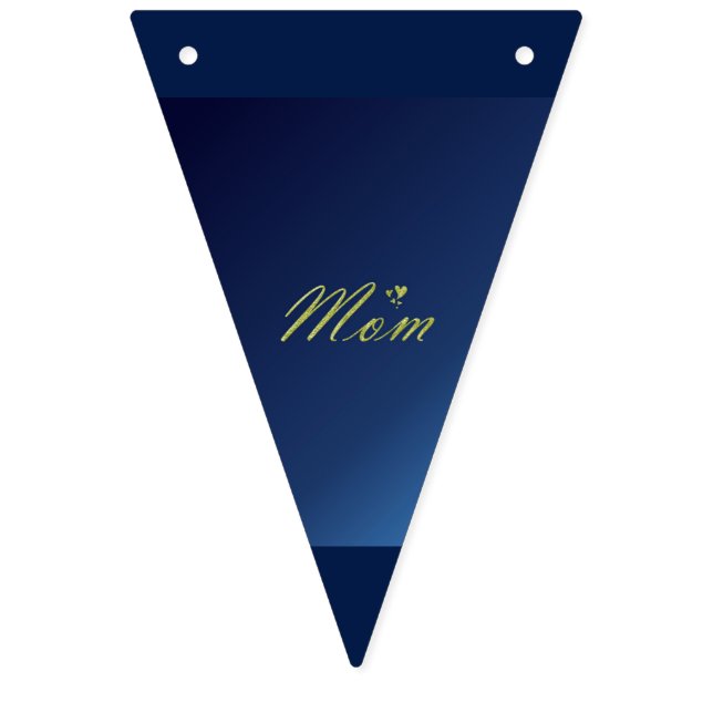 golden scripture, congratulations to mothers bunting  (Sixth Flag)