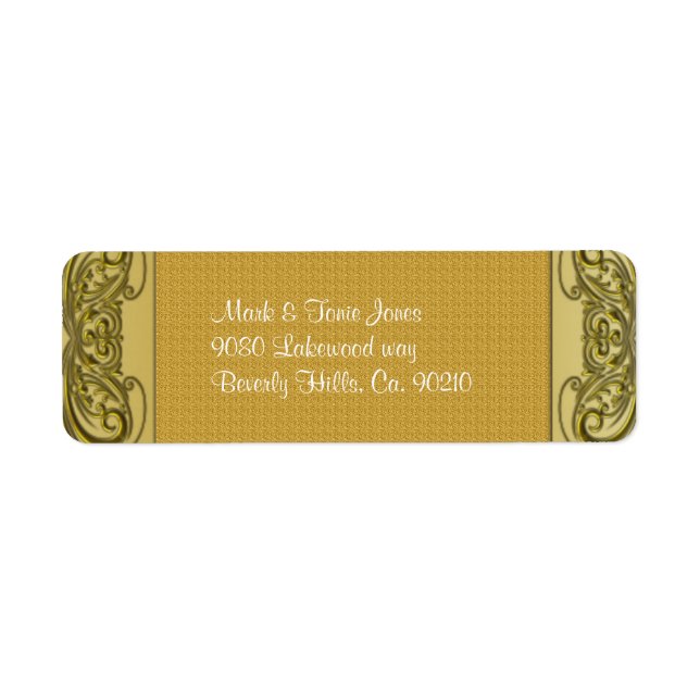 Golden Scrolls 50th Wedding Anniversary (Front)