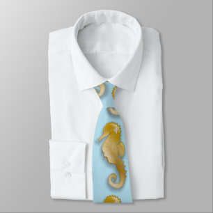 Golden Seahorse Thunder_Cove Tie
