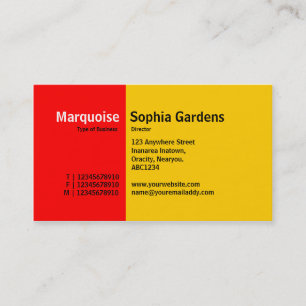 Golden Section 15 Business Card