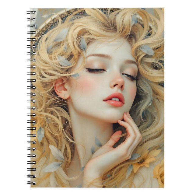 Golden Seraph – Angel of Light and Grace Notebook (Front)