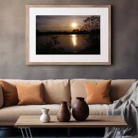 Golden Serenity: A Sunset's Embrace