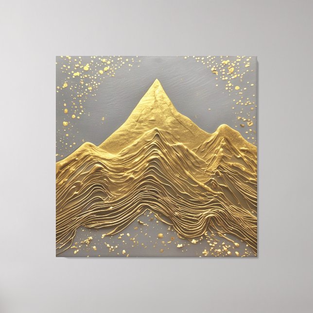 Golden Serenity Canvas Print (Front)