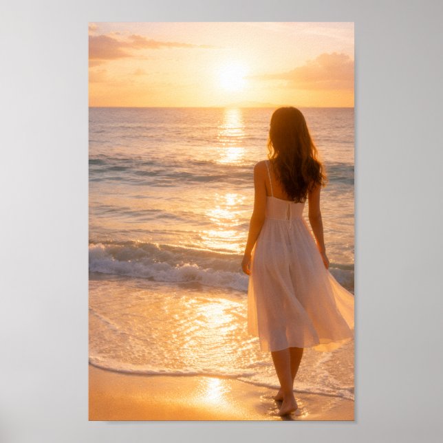 Golden Serenity Poster (Front)