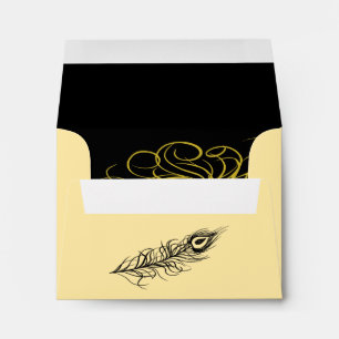 Golden Shake your Tail Feathers Small Envelope