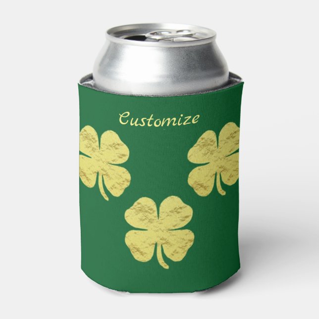 Golden Shamrocks Thunder_Cove Can Cooler (Can Front)