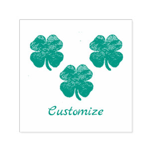 Golden Shamrocks Thunder_Cove Self-inking Stamp