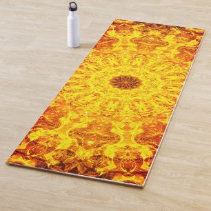 Golden Shapes Yoga Mat
