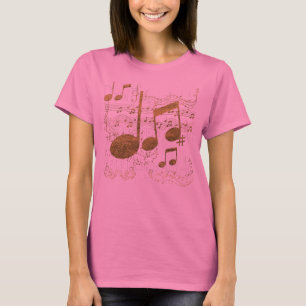 Golden Sheet Music T-Shirt