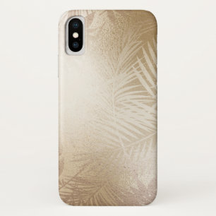 Golden Shine Botanical Tropical Palm Tree Leaves Case-Mate iPhone Case