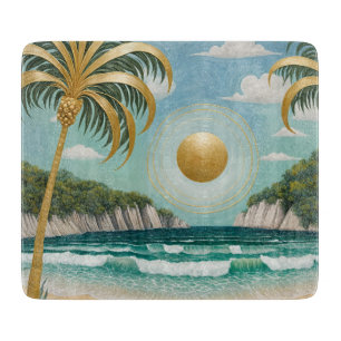 Golden Shores Cutting Board