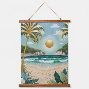 Golden Shores Hanging Tapestry