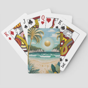 Golden Shores Playing Cards