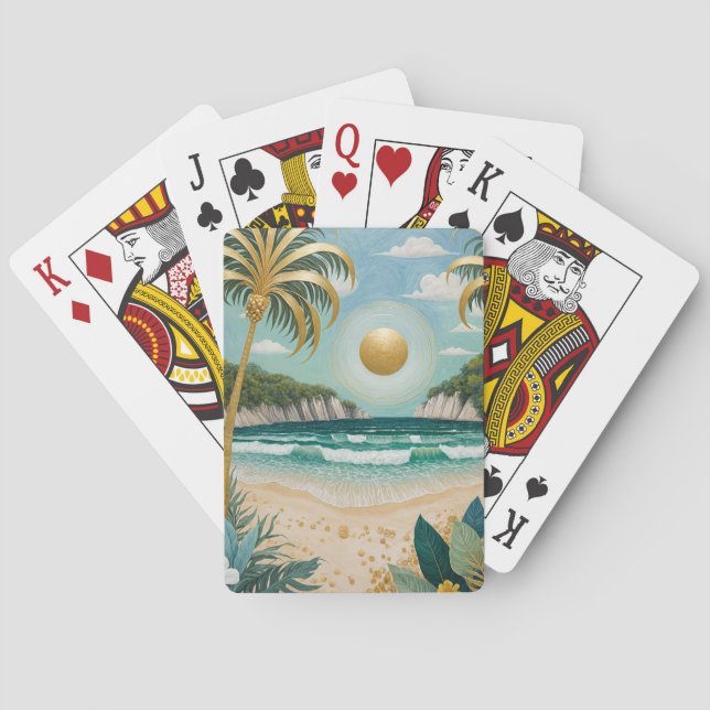Golden Shores Playing Cards (Back)