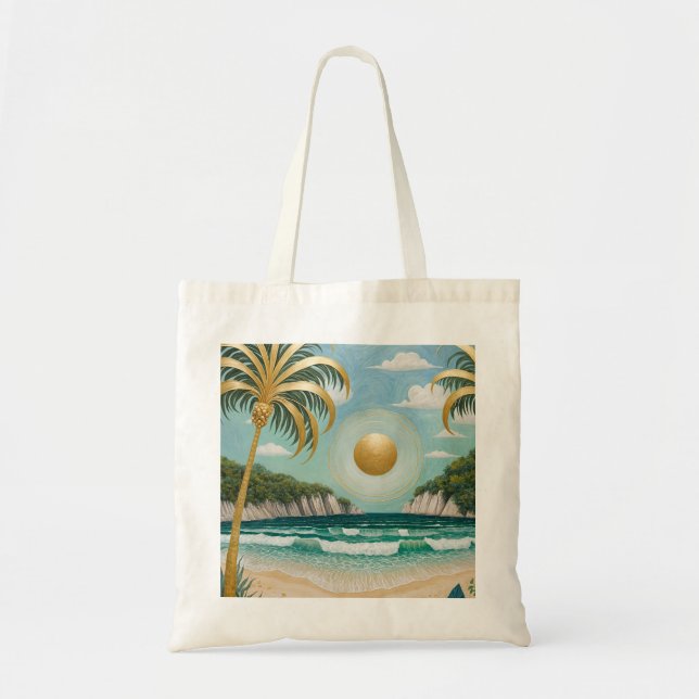 Golden Shores Tote Bag (Front)