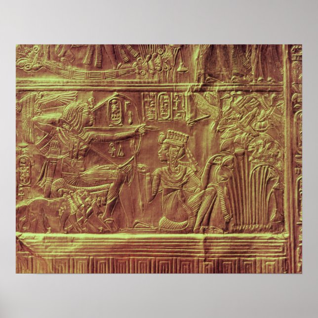 Golden shrine, Tutankhamun's Treasure Poster (Front)