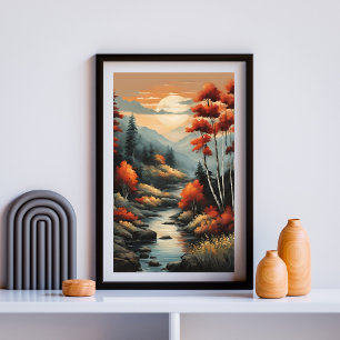 Golden Silence Through the Meadow Poster