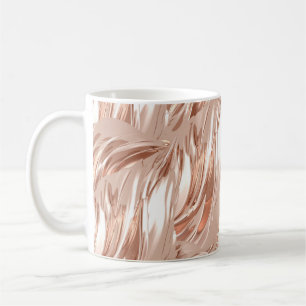 Golden silk cloth: 3D metallic texture. Coffee Mug