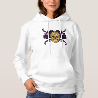 Golden skull hoodie